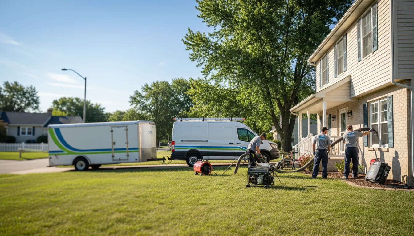 Flooded Basement Restoration And Cleanup With Repair in Jetmore, KS near me